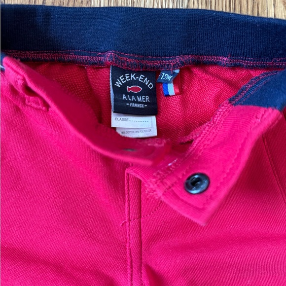 WEEK-END À LA MER - Red shorts for baby boy - 12 Months - Great Condition - Picture 3 of 8